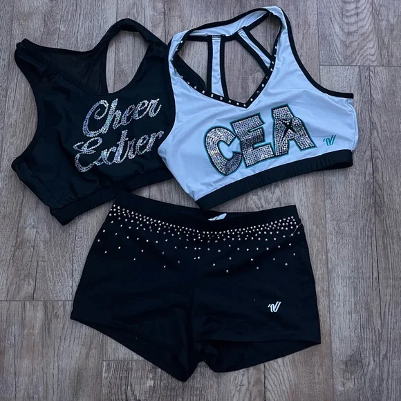 Cheer extreme practice wear trio bundle